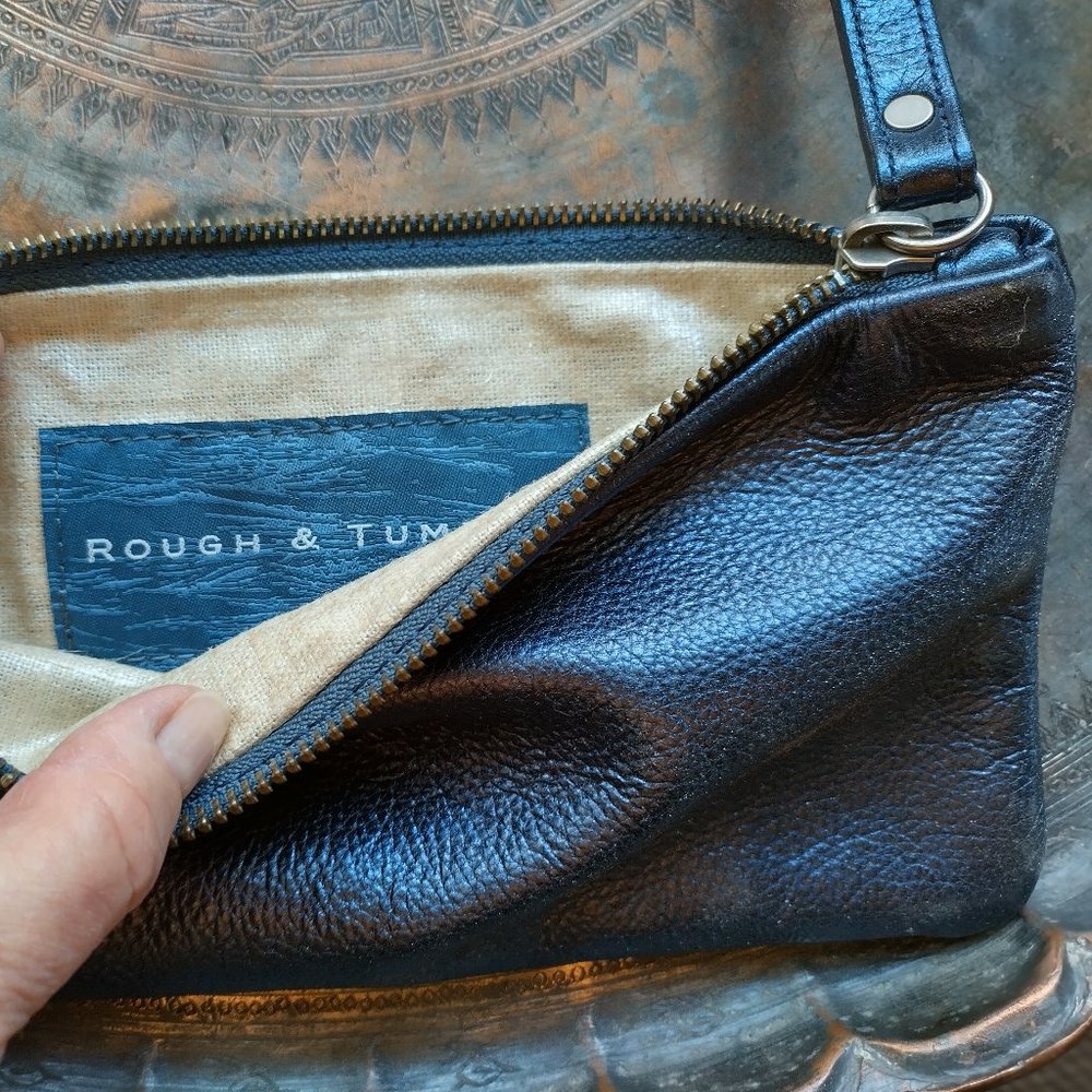 Rough & Tumble clutch new - Sapphire Shimmer